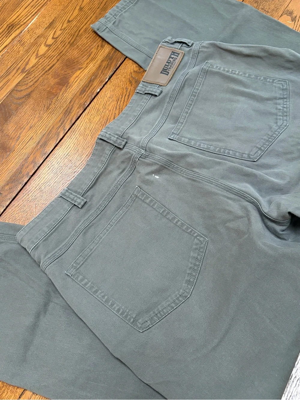 Duluth Trading Co Gunmetal Grey / Gray Men's Work Pants 36x32